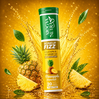 BoneUp Fizz │ Calcium & Vitamin D3 │ Pineapple Flavor