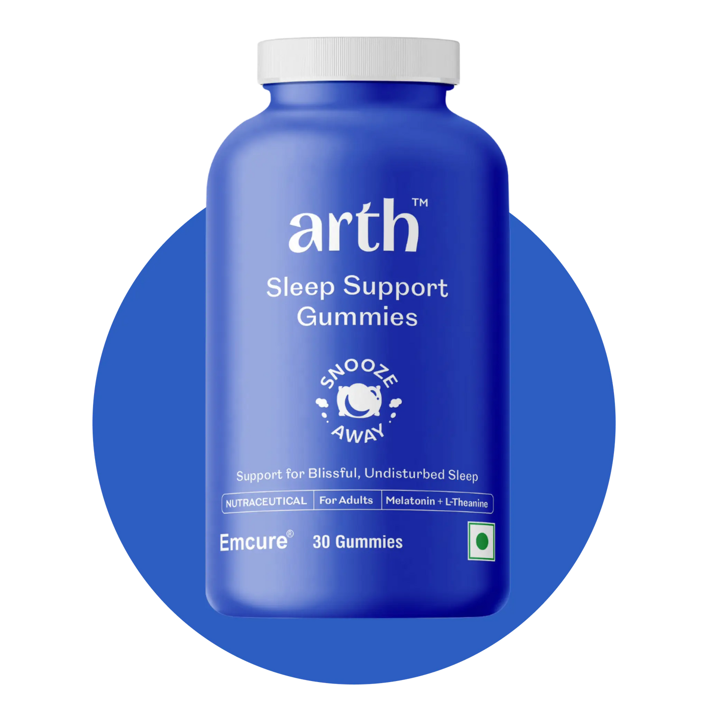 DreamEase Sleep Gummies | Melatonin + L-Theanine & Chamomile (Blueberry Flavor)