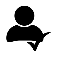 Black silhouette of a person with a fish on a white background