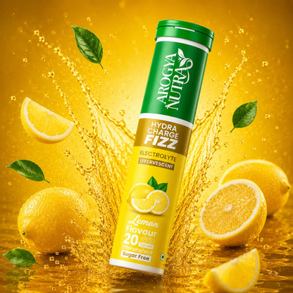 HydraCharge Fizz │ 7 Essential Electrolytes │ Lemon Flavor