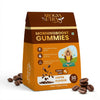Arogya Nutra Morningboost Gummies package with coffee beans on a white background